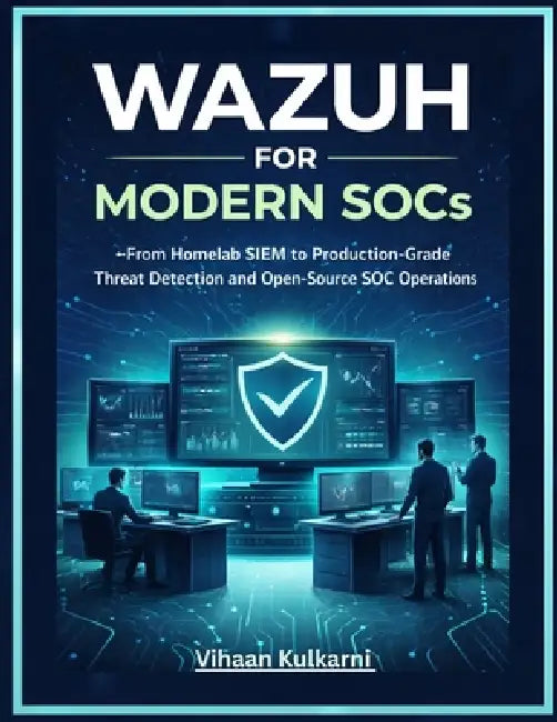 Wazuh for Modern SOCs: From Homelab SIEM to Production-Grade Threat Detection and Open-Source SOC Operations by Vihaan Kulkarni
