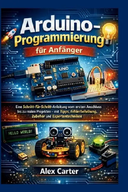 Arduino-Programmierung für Anfänger: Eine Schritt-für-Schritt-Anleitung vom ersten Anschluss bis zu realen Projekten - mit Tipps, Fehlerbehebung, Zube by Alex Carter