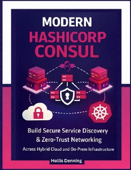 Modern HashiCorp Consul: Build Secure Service Discovery & Zero-Trust Networking Across Hybrid Cloud and On-Prem Infrastructure by Hollis Denning