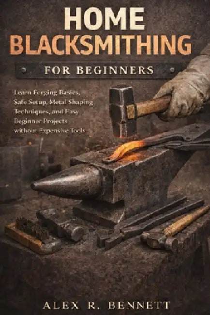 Home Blacksmithing for Beginners: Learn Forging Basics, Safe Setup, Metal Shaping Techniques, and Easy Beginner Projects without Expensive Tools by Alex R. Bennett