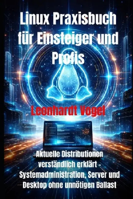 Linux Praxisbuch für Einsteiger und Profis: Aktuelle Distributionen verständlich erklärt - Systemadministration, Server und Desktop ohne unnötigen Bal by Leonhardt Vogel