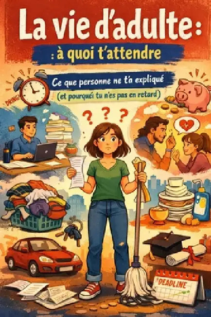 La vie d'adulte: guide pratique pour réussir sa vie adulte: Conseils rassurants pour gérer le quotidien, le stress, la confiance en soi et construire by Marie Spoelhout