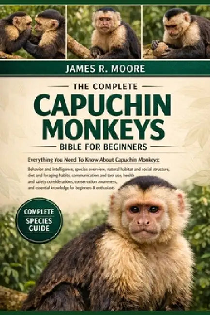 The Complete Capuchin Monkeys Bible for Beginners: Everything You Need To Know About Capuchin Monkeys: Behavior and intelligence, species overview, na by James R. Moore