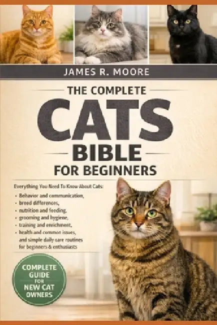 The Complete Cats Bible Bible for Beginners: Everything You Need To Know About Cats: Behavior and communication breed differences, nutrition and feedi by James R. Moore