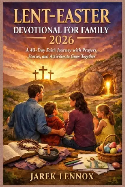 Lent-Easter Devotional for Family 2026: A 40-Day Faith Journey with Prayers, Stories, and Activities to Grow Together" by Jarek Lennox