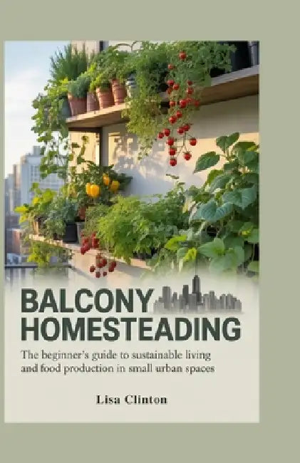 Balcony Homesteading: The Beginner's Guide to Sustainable Living and Food Production in Small Urban Spaces by Lisa Clinton