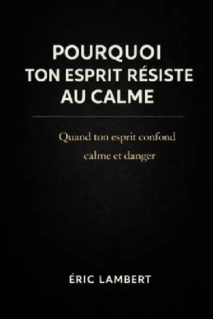 Pourquoi ton esprit résiste au calme: Quand ton esprit confond calme et danger by Eric Lambert