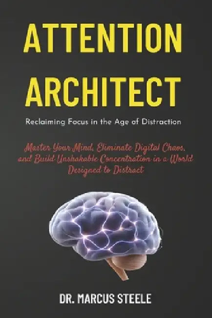 Attention Architect: Reclaiming Focus in the Age of Distraction: Master Your Mind, Eliminate Digital Chaos, and Build Unshakable Concentration in a Wo by Marcus Steele