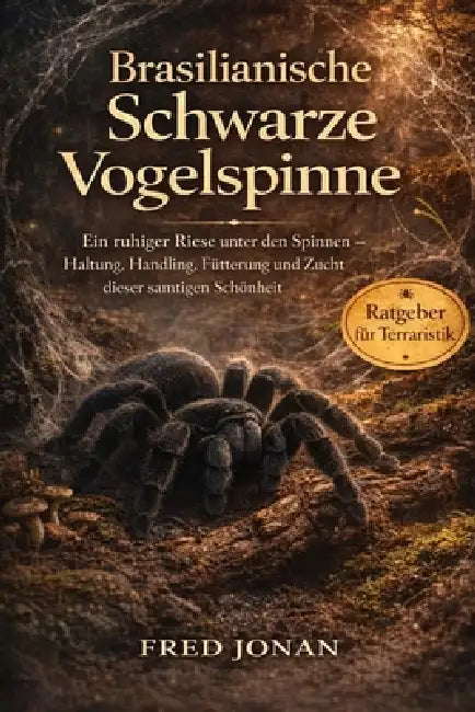 Brasilianische Schwarze Vogelspinne: Ein ruhiger Riese unter den Spinnen - Haltung, Handling, Fütterung und Zucht dieser samtigen Schönheit by Fred Jonan