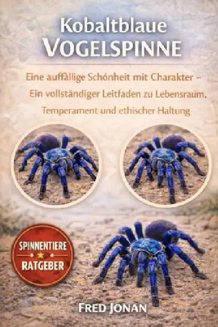 Kobaltblaue Vogelspinne: Eine auffällige Schönheit mit Charakter - Ein vollständiger Leitfaden zu Lebensraum, Temperament und ethischer Haltung by Fred Jonan