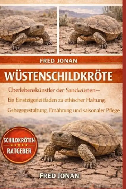 Wüstenschildkröte: Überlebenskünstler der Sandwüsten - Ein Einsteigerleitfaden zu ethischer Haltung, Gehegegestaltung, Ernährung und saisonaler Pflege by Fred Jonan