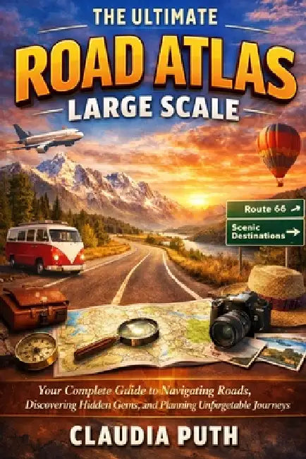 The Ultimate Road Atlas Large Scale: Your Complete Guide to Navigating Roads, Discovering Hidden Gems, and Planning Unforgettable Journeys by Claudia Puth