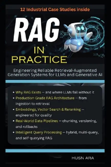 RAG in Practice: Engineering Reliable Retrieval-Augmented Generation Systems for LLMs and Generative AI by Husn Ara
