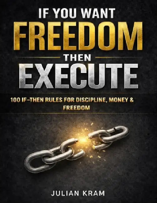 If You Want Freedom, Then Execute: 100 If-Then Rules to Kill Procrastination, Build Discipline & Take Control by Julian Kram