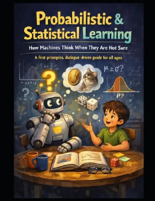 Probabilistic & Statistical Learning How Machines Think When They Are Not Sure: A first-principles, dialogue-driven guide for all ages by Ravindra Kumar Nayak