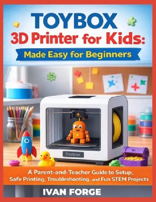 Toybox 3D Printer for Kids: Made Easy for Beginners: A Parent-and-Teacher Guide to Setup, Safe Printing, Troubleshooting, and Fun STEM Projects by Ivan Forge