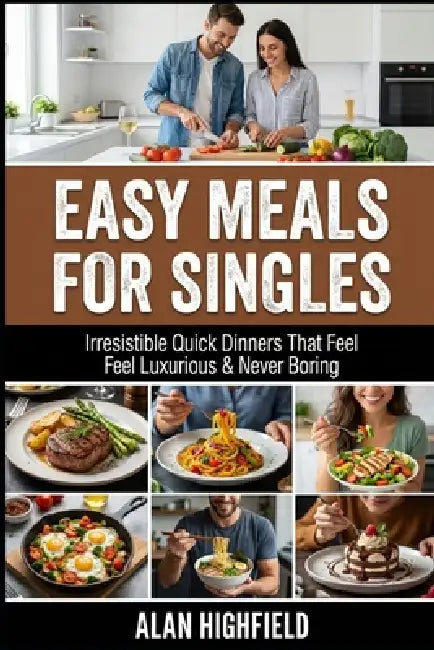 Easy Meals for Singles: Irresistible Beginner Friendly Quick & Easy Dinners For Singles That Feel Comforting, Filling and Satisfying For Any Budget by Alan Highfield