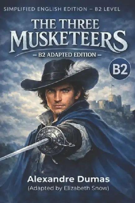 The Three Musketeers - Simplified English Edition (B2 Level): A Classic Adventure Adapted for Upper-Intermediate English Learners by Elizabeth Snow, Alexandre Dumas