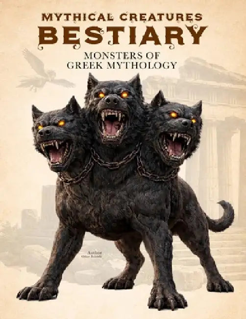 Mythical Creatures Bestiary: Monsters of Greek Mythology: Illustrated Encyclopedia of Legendary Beasts like Medusa, Minotaur, Cerberus and Other Being by Oskar Baliński