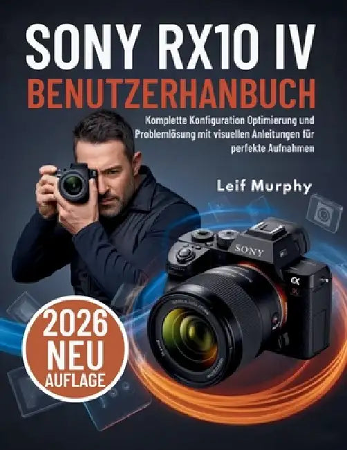 Sony RX10 IV Benutzerhandbuch: Komplette Konfiguration Optimierung und Problemlösung mit visuellen Anleitungen für perfekte Aufnahmen by Leif Murphy, Leif Murphy
