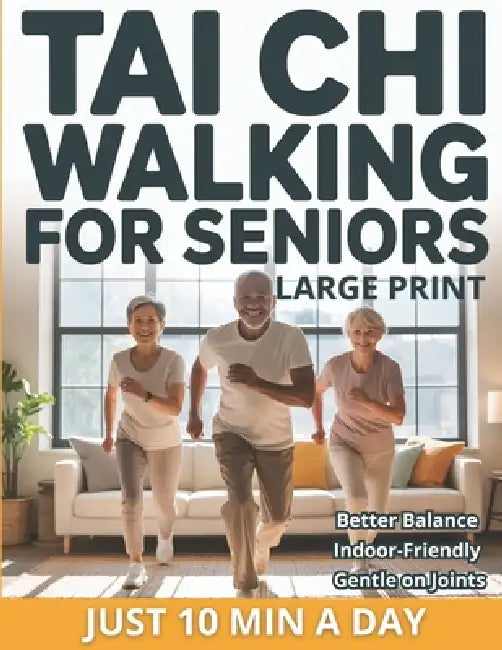 Tai Chi Walking for Seniors: The Healing Walk Method for Better Balance, Calm, and Low-Impact Indoor Exercise-No Equipment Just 10 Minutes a Day by Wellmara Press, Tao Winters
