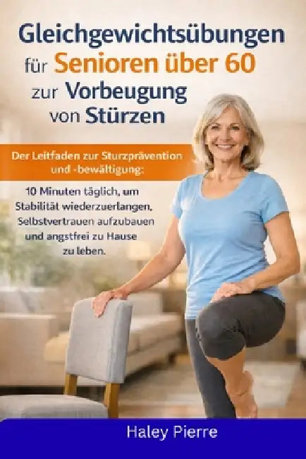 Gleichgewichtsübungen für Senioren über 60 zur Vorbeugung von Stürzen: Der Leitfaden zur Sturzprävention und -bewältigung: 10 Minuten täglich, um Stab by Haley Pierre