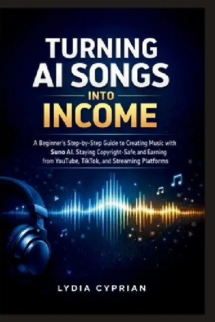 Turning AI Songs Into Income: A Beginner's Step-by-Step Guide to Creating Music with Suno AI, Staying Copyright-Safe, and Earning from YouTube, TikTok by Lydia Cyprian
