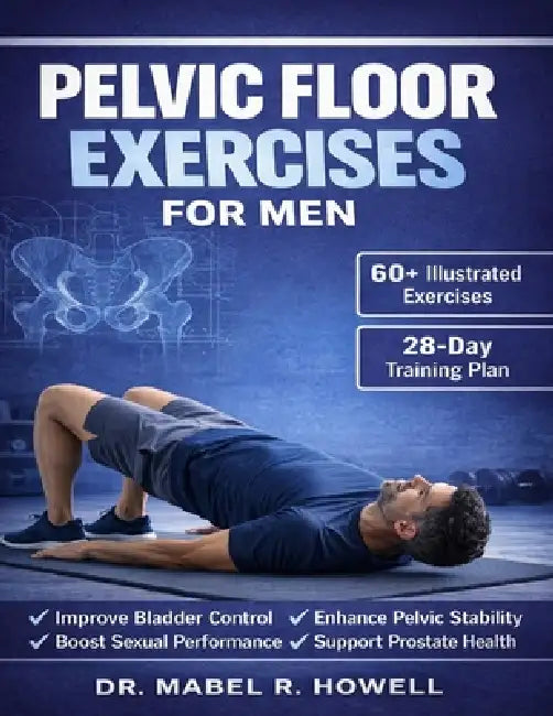 Pelvic Floor Exercises for Men: A High-Efficiency Step-by-Step Illustrated 10-Minute Daily Exercise to Improve Bladder Control, Build Core Strength, B by Mabel R. Howell