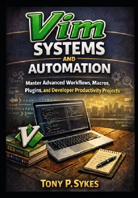Vim Systems and Automation: Master Advanced Workflows, Macros, Plugins, and Developer Productivity Projects by Tony P. Sykes