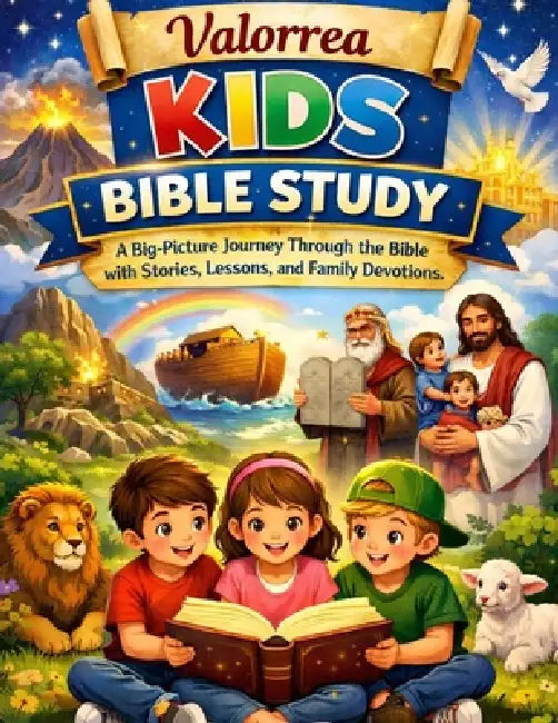 Valorrea Kids Bible Study: A Big-Picture Through the Bible Stories, Lessons, and Family Devotions by Micah Renfield