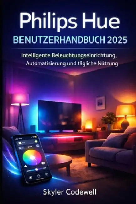 Philips Hue Benutzerhandbuch 2025: Intelligente Beleuchtungseinrichtung, Automatisierung und tägliche Nutzung by Skyler Codewell