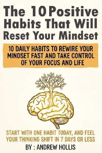 The 10 Positive Habits That Will Reset Your Mindset: A guide to good mental health habits and good habits to start now: build discipline, self-talk, a by Andrew Hollis