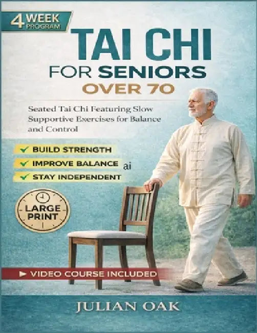 Tai Chi For Seniors Over 70: Seated Tai Chi for Featuring Slow Supportive Exercises for Balance and Control by Julian Oak
