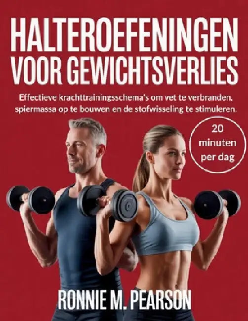 Halteroefeningen Voor Gewichtsverlies: Effectieve krachttrainingsschema's om vet te verbranden, spiermassa op te bouwen en de stofwisseling te stimule by Ronnie M. Pearson