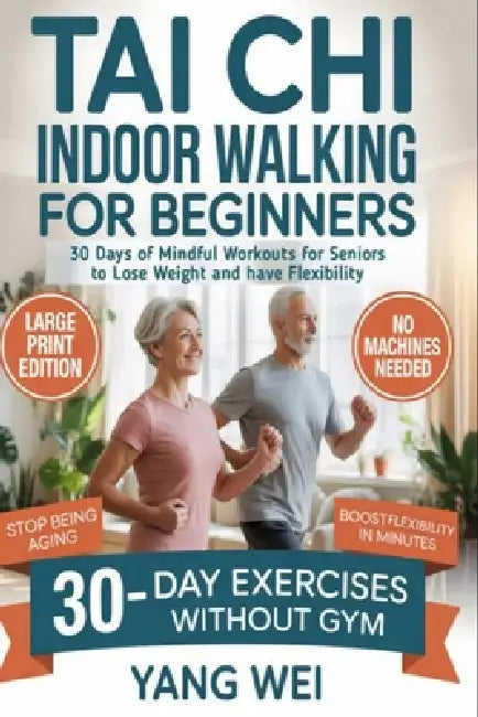 Tai Chi Indoor Walking for Beginners: 30 Days of Mindful Workouts for Seniors over to lose weight and have Flexibility by Yang Wei
