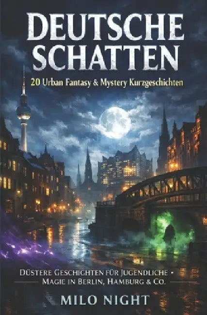 Deutsche Schatten: 20 Urban Fantasy & Mystery Kurzgeschichten: Düstere Geschichten für Jugendliche - Magie in Berlin, Hamburg & Co by Milo Night