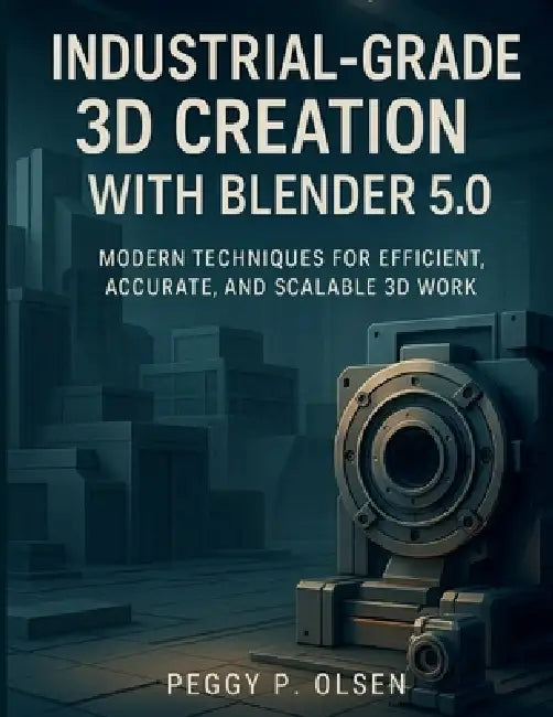 Industrial-Grade 3D Creation with Blender 5.0: Modern Techniques for Efficient, Accurate, and Scalable 3D Work by Peggy P. Olsen