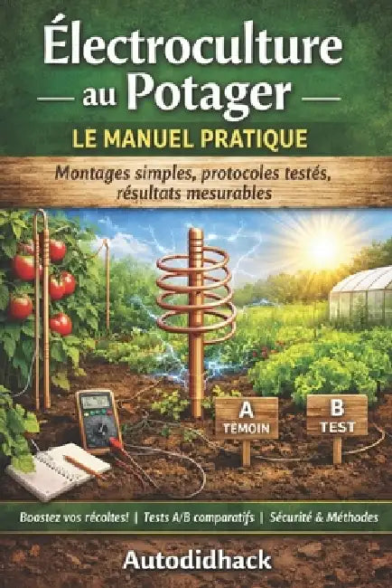 Électroculture au Potager - Le Manuel Pratique: Montages simples, protocoles testés, résultats mesurables by Autodidhack Filipandco