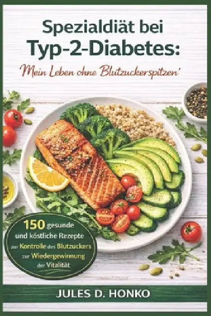 Spezialdiät bei Typ-2-Diabetes: "Mein Leben ohne Blutzuckerspitzen"; 150 gesunde und köstliche Rezepte zur Kontrolle des Blutzuckers und zur Wiedergew by Jules D. Honko