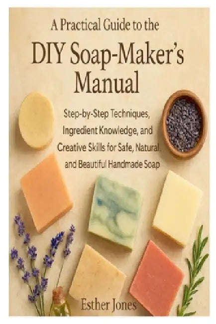 A Practical Guide to the DIY Soap-Maker's Manual: Step-by-Step Techniques, Ingredient Knowledge, and Creative Skills for Safe, Natural, and Beautiful by Esther Jones