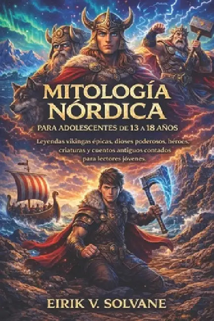 Mitología Nórdica Para Adolescentes de 13 a 18 Años: Leyendas vikingas épicas, dioses poderosos, héroes, criaturas y cuentos antiguos contados para le by Eirik V. Solvane