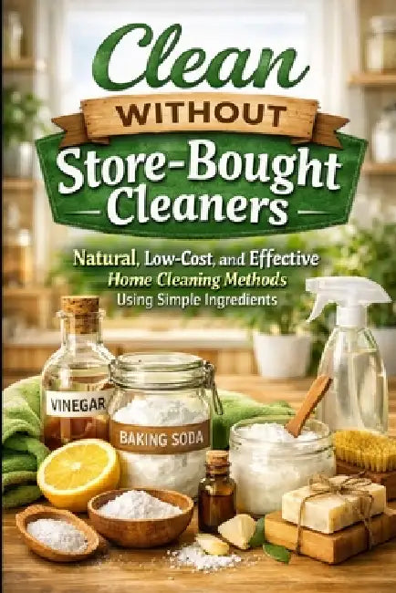 Clean Without Store-Bought Cleaners: Natural, Low-Cost, and Effective Home Cleaning Methods Using Simple Ingredients by J. Rhea