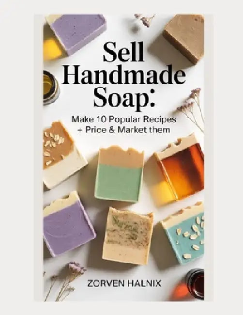 Sell Handmade Soap: Make 10 Popular Recipes + Price & Market Them by Zorven Halnix