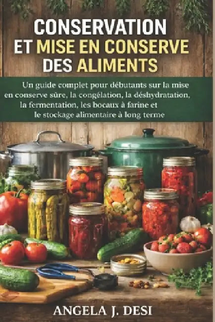 Conservation Et Mise En Conserve Des Aliments: Un guide complet pour débutants sur la mise en conserve sûre, la congélation, la déshydratation, la fer by Angela J. Desi