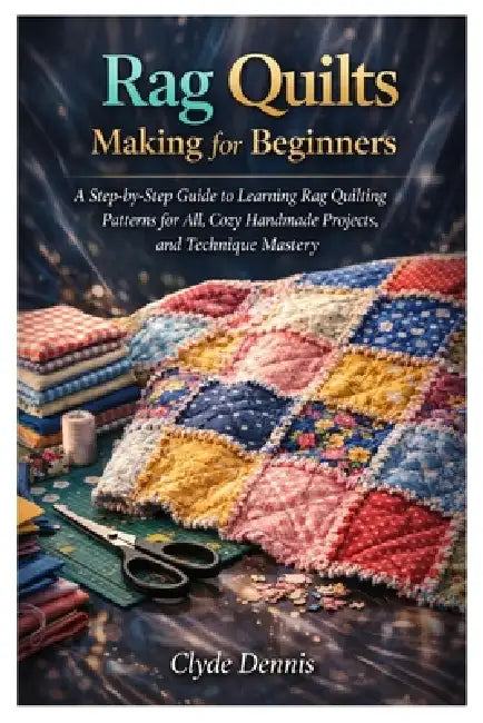 Rag quilts making for Beginners: A Step-by-Step Guide to Learning Rag Quilting Patterns for All, Cozy Handmade Projects, and Technique Mastery by Clyde Dennis