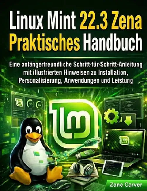 Linux Mint 22.3 Zena Praktisches Handbuch: Eine anfängerfreundliche Schritt-für-Schritt-Anleitung mit illustrierten Hinweisen zu Installation, Persona by Zane Carver