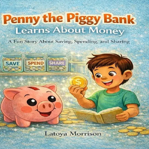 Penny The Piggy Bank Learns About Money