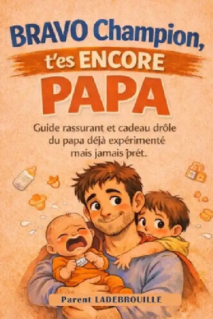 BRAVO CHAMPION - T'es ENCORE PAPA: Guide drôle et rassurant du papa déjà expérimenté... mais jamais prêt. by Parent Ladebrouille