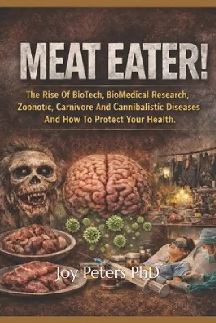 Meat Eater: The Rise Of BioTech, BioMedical Research, Zoonotic, Carnivore And Cannibalistic Diseases And How To Protect Your Health by Joy Peters
