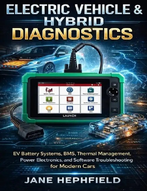 Electric Vehicle & Hybrid Diagnostics: EV Battery Systems, BMS, Thermal Management, Power Electronics, and Software Troubleshooting for Modern Cars by Jane Hephfield